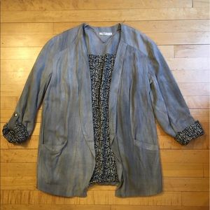Hazel open cardigan/blazer