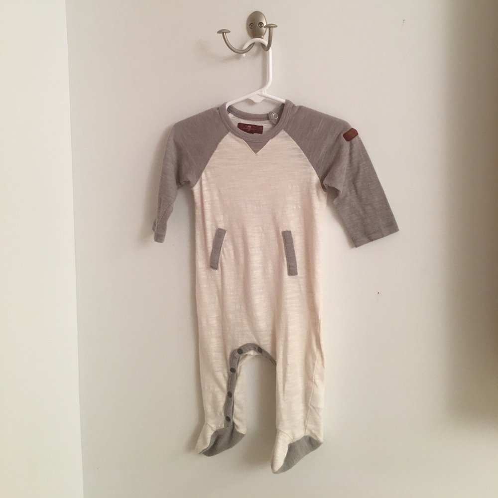 7 for all mankind footed onesie