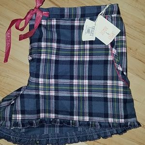 NWT Jasmine & Ginger flannel sleep shorts