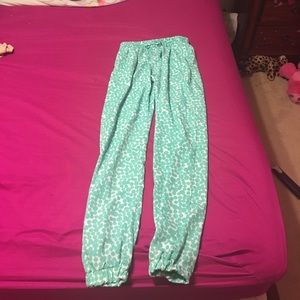 Kids polka dot joggers
