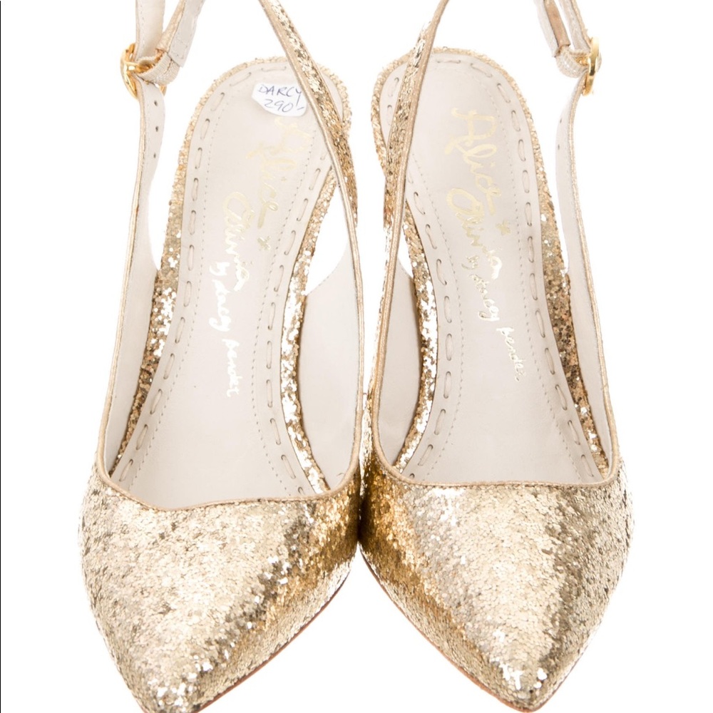 Alice + Olivia glitter heels ✨