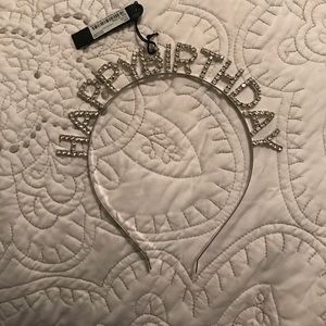 "Happy Birthday" 🎈 Rhinestone Headband