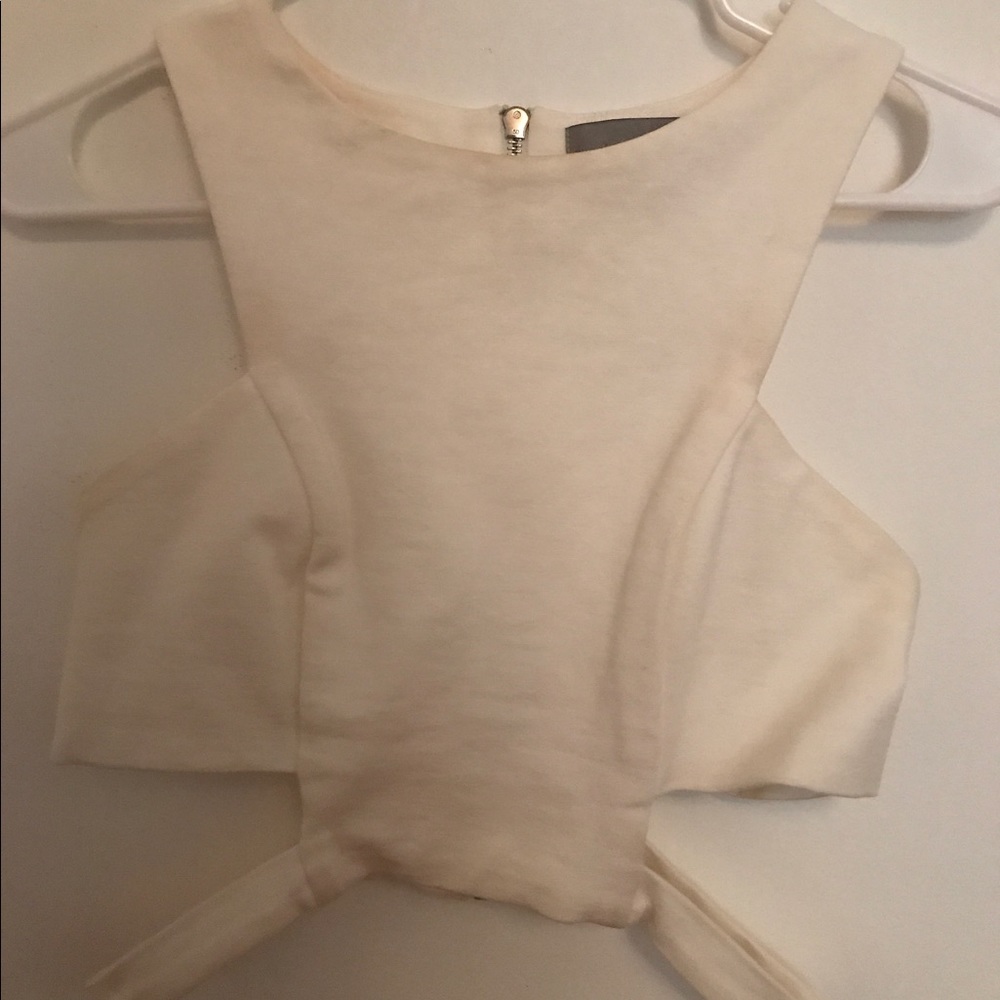 Cropped and cut out top.