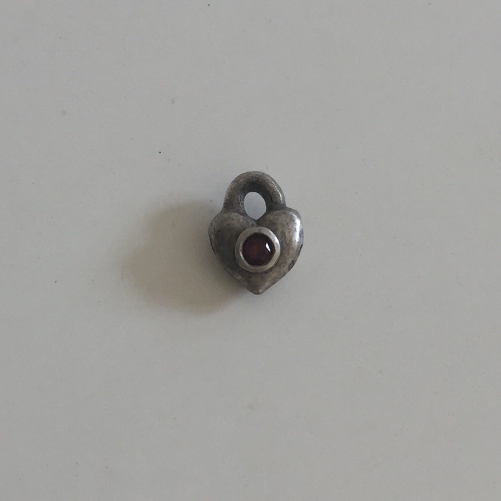 Lee Brevard sterling silver double heart earring - Picture 7 of 7