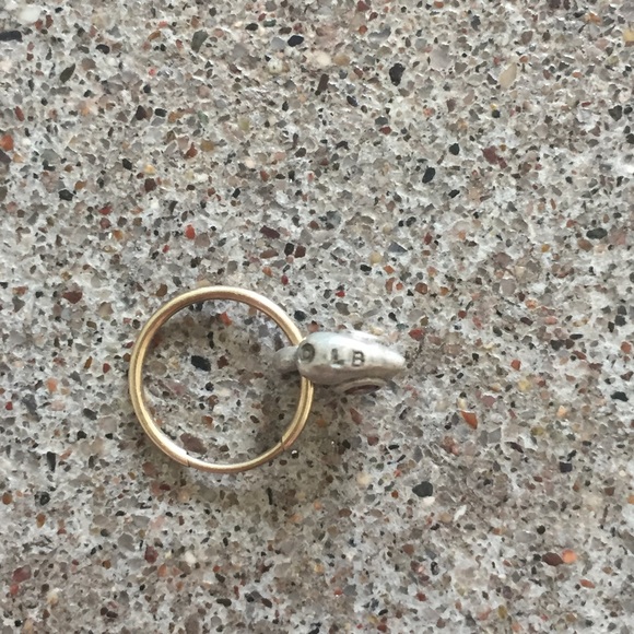 Lee Brevard sterling silver double heart earring - Picture 4 of 7