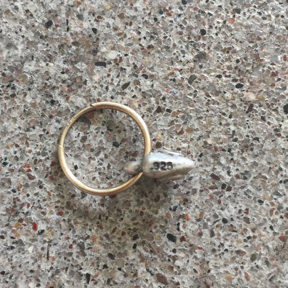 Lee Brevard sterling silver double heart earring - Picture 5 of 7