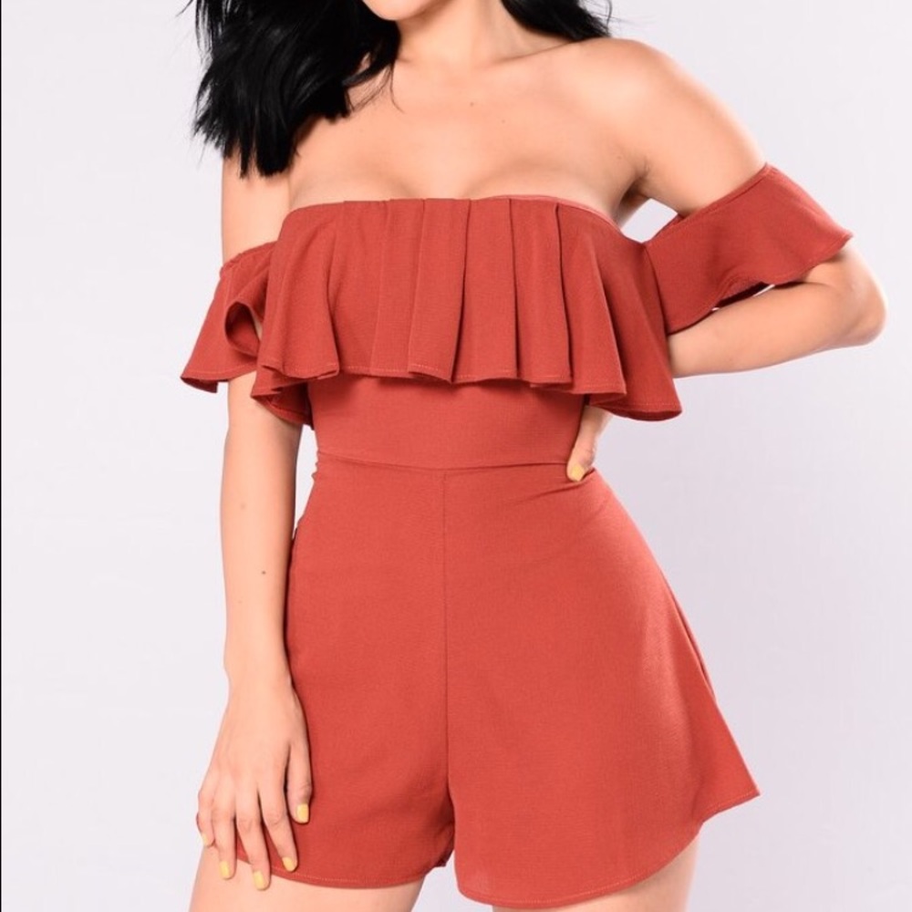 Wifey off the shoulder romper