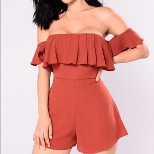 Wifey off the shoulder romper