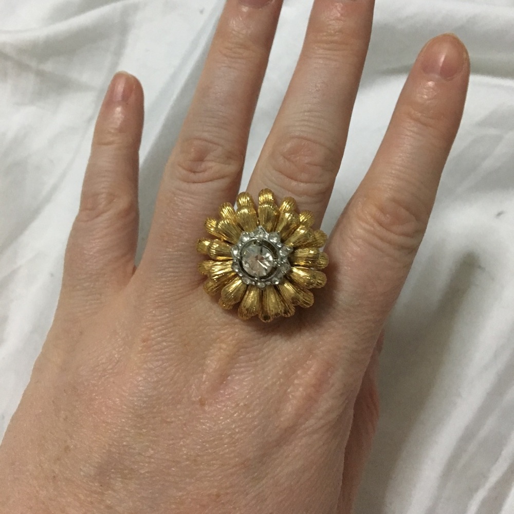 J.Crew flower ring