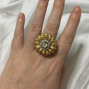 J.Crew flower ring