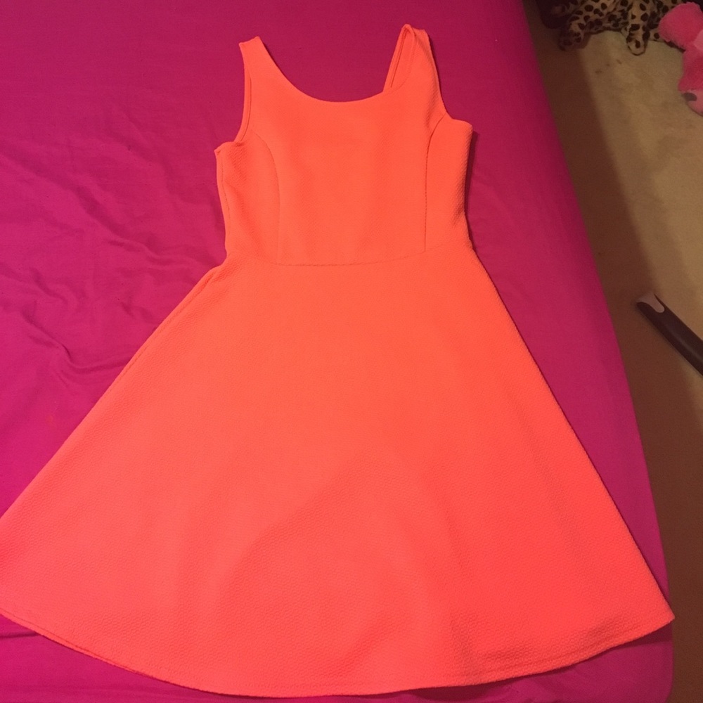 Orange H&M dress