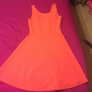 Orange H&M dress