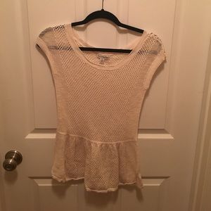 American eagle short sleeve sweater