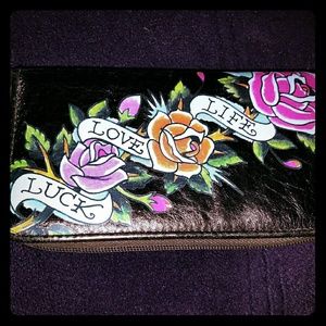 Used once Ed Hardy wallet