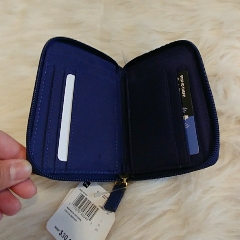 Blue clutch wristlet - Picture 2 of 4