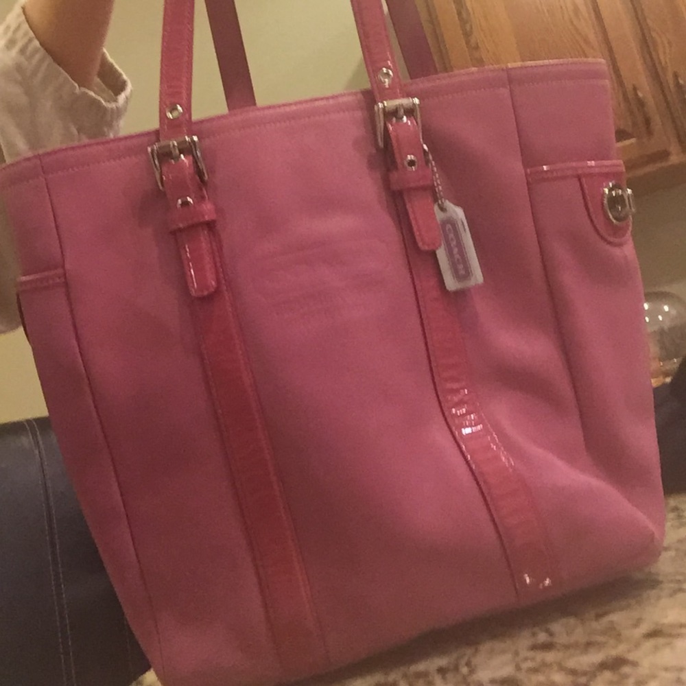 Coach Leather Mini Tote