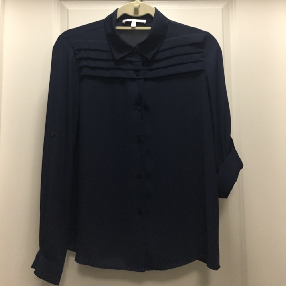 Collective Concepts Button-Front Blouse