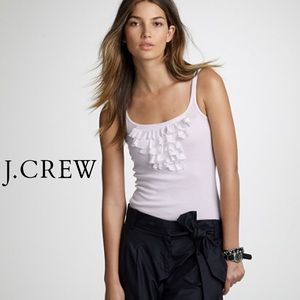 Perfect fit ruffle tank - J. Crew