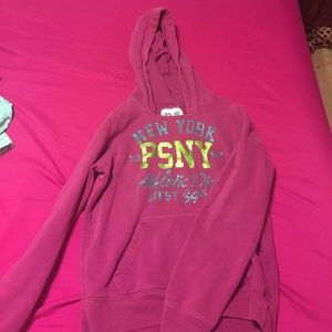 Purple glitter hoodie