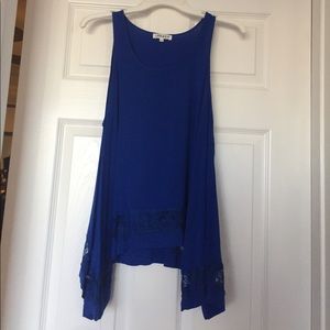 Royal blue top