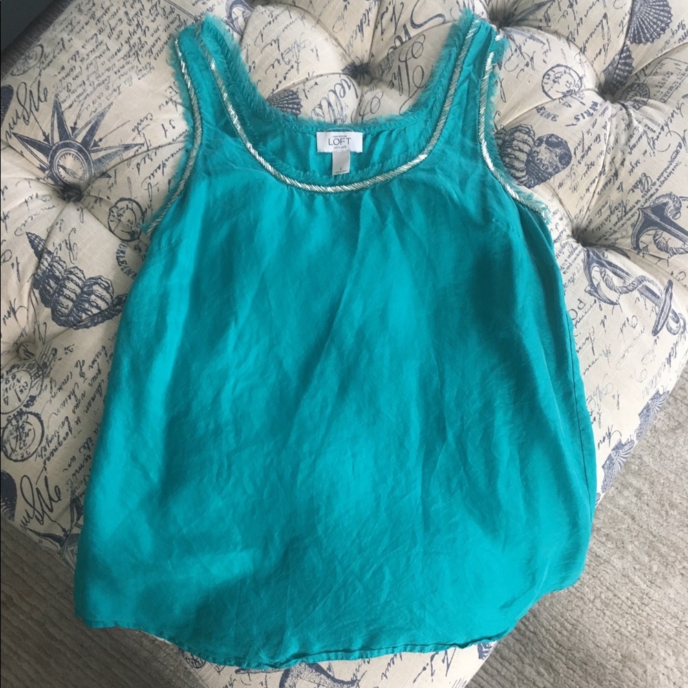 Turquoise tank top
