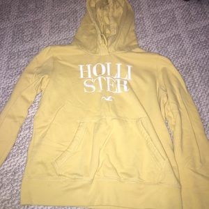 Hollister Small yellow hoodie