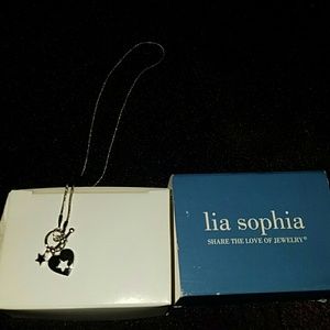 Lia Sophia never worn Choker heart and key neclace