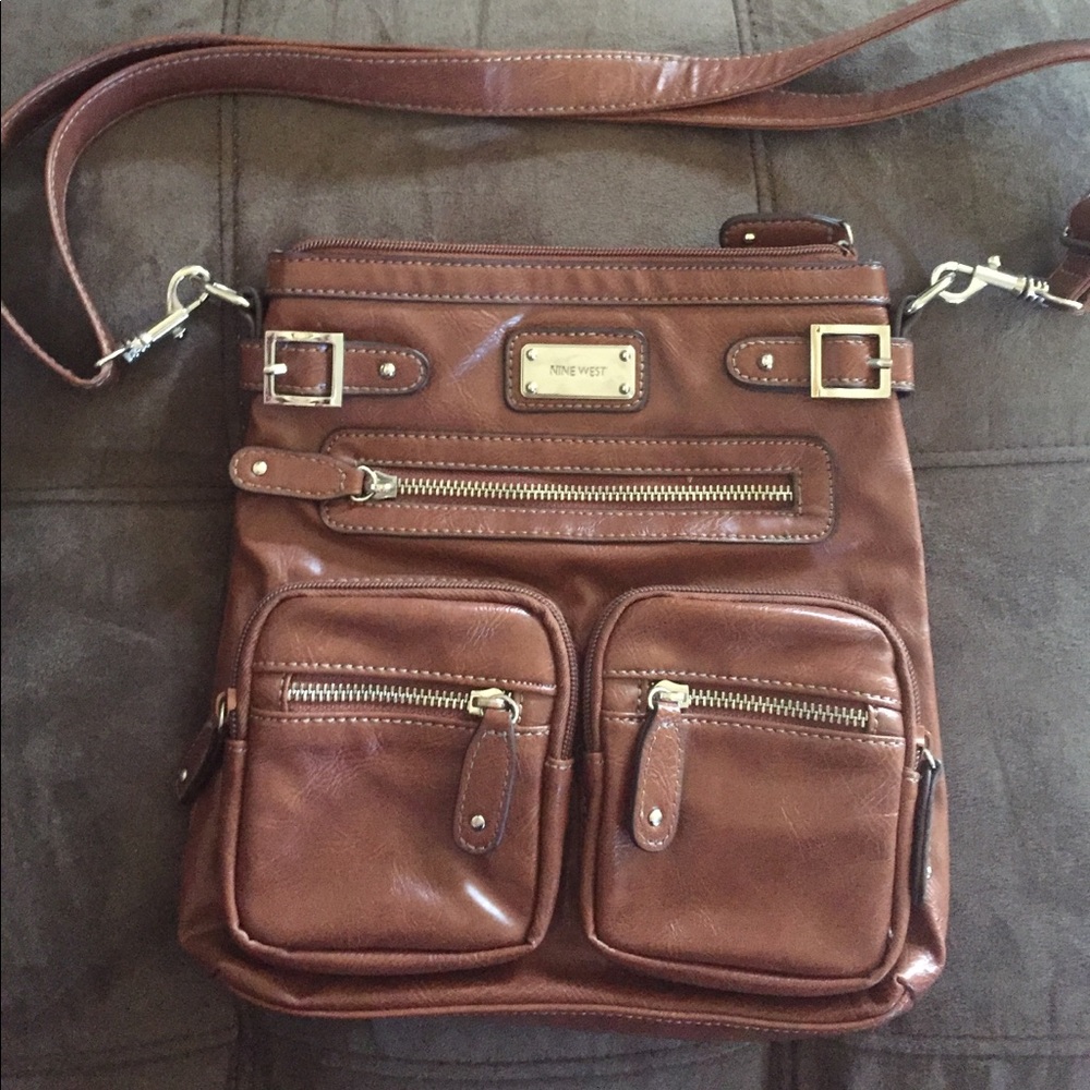 Nine West satchel faux leather purse