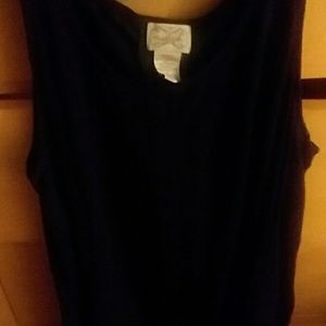 Black silk shirt
