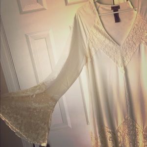 Ivory lace dress