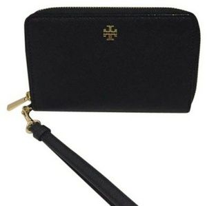 Tory Burch Robinson Zip Around Smartphone Wristlet