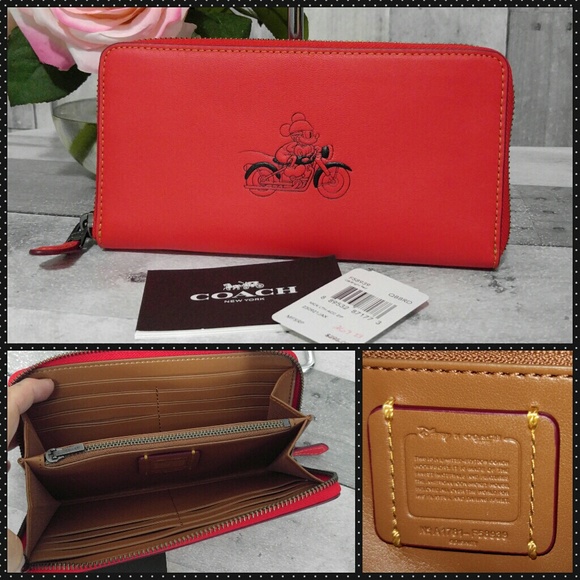 coach disney wallets