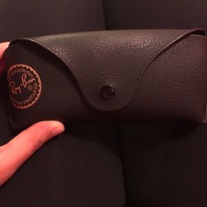 Authentic Ray Band Sunglasses Case - Black