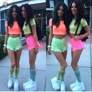 YRU white platform quozmo high white