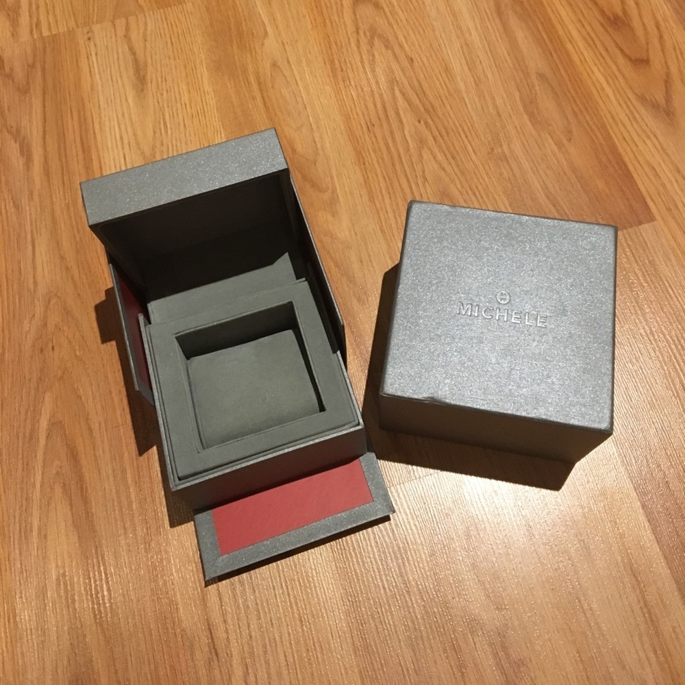 Michele watch box PRICE DROP