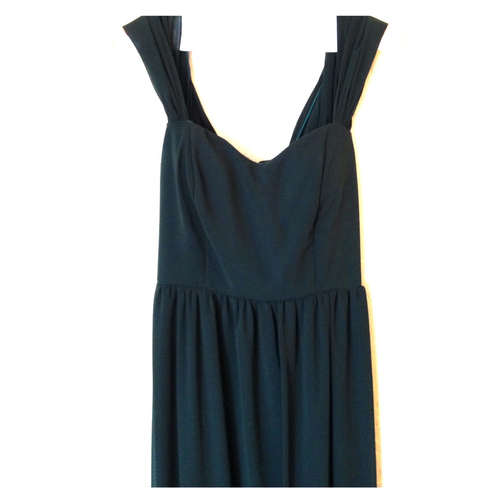 Lovely Dark Forest Green Prom Dress