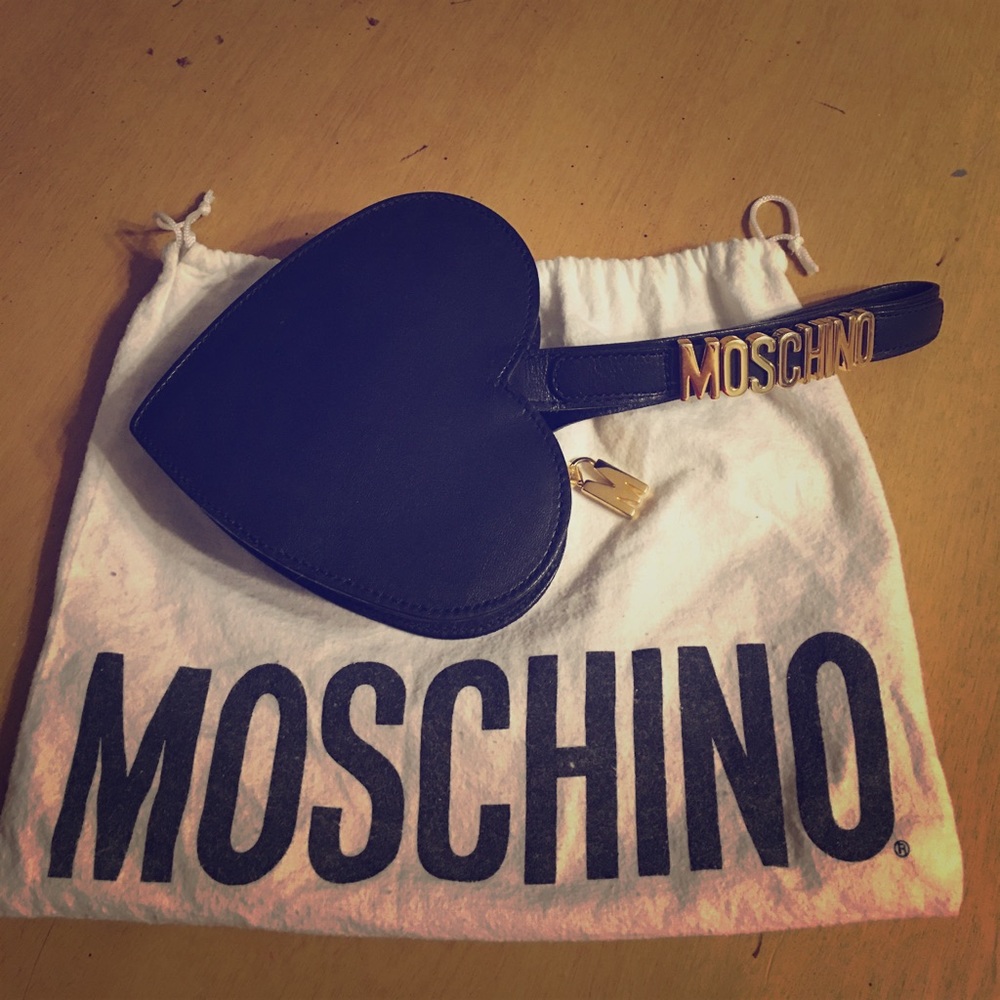 Moschino Couture Heart Wristlet