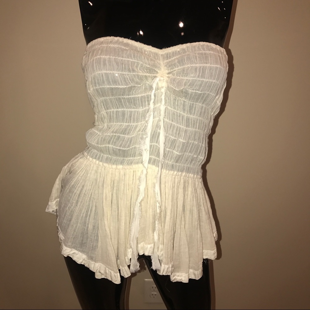 Light summery tube top from Free People, worn once