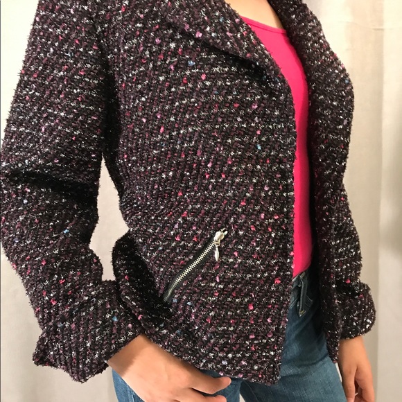 CHICOS tweed blazer, Size 0 - Picture 4 of 8