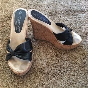 Cathy Jean wedges. Size 7.