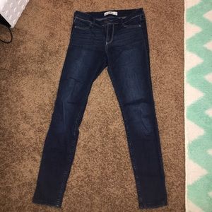 Hollister dark wash jeggings