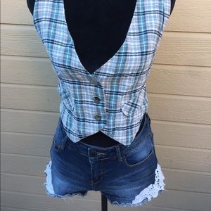 Striped Blue Vest