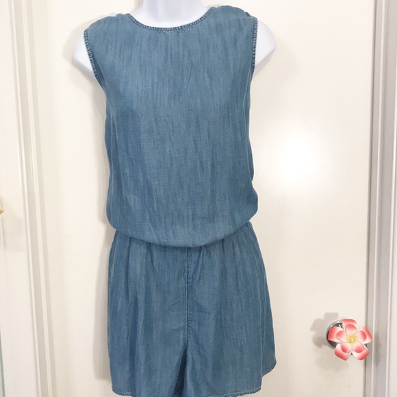 GAP Dresses & Skirts - LAST ONE!! SALE Chambray Elasticized Waist Romper