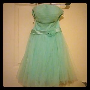 Aqua party dress