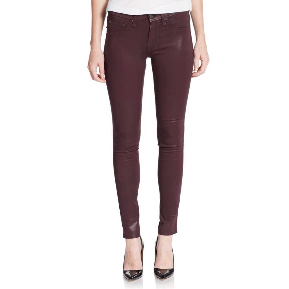 Rag and Bone Coated Denim Leggings