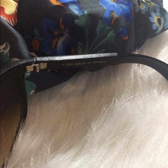 Vintage 80s Carlos Falchi Sunglasses W/ Black main image 5