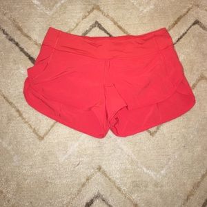 Lululemon speed shorts