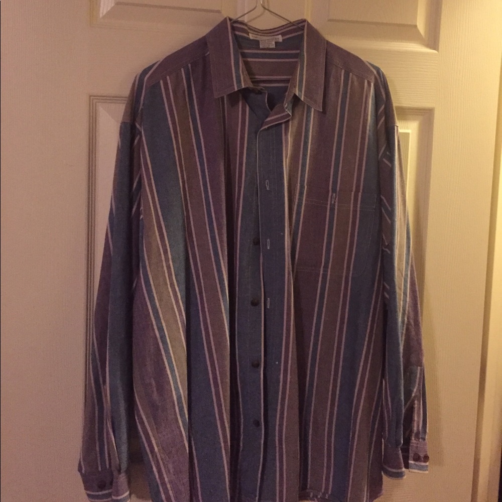 Vintage striped casual shirt
