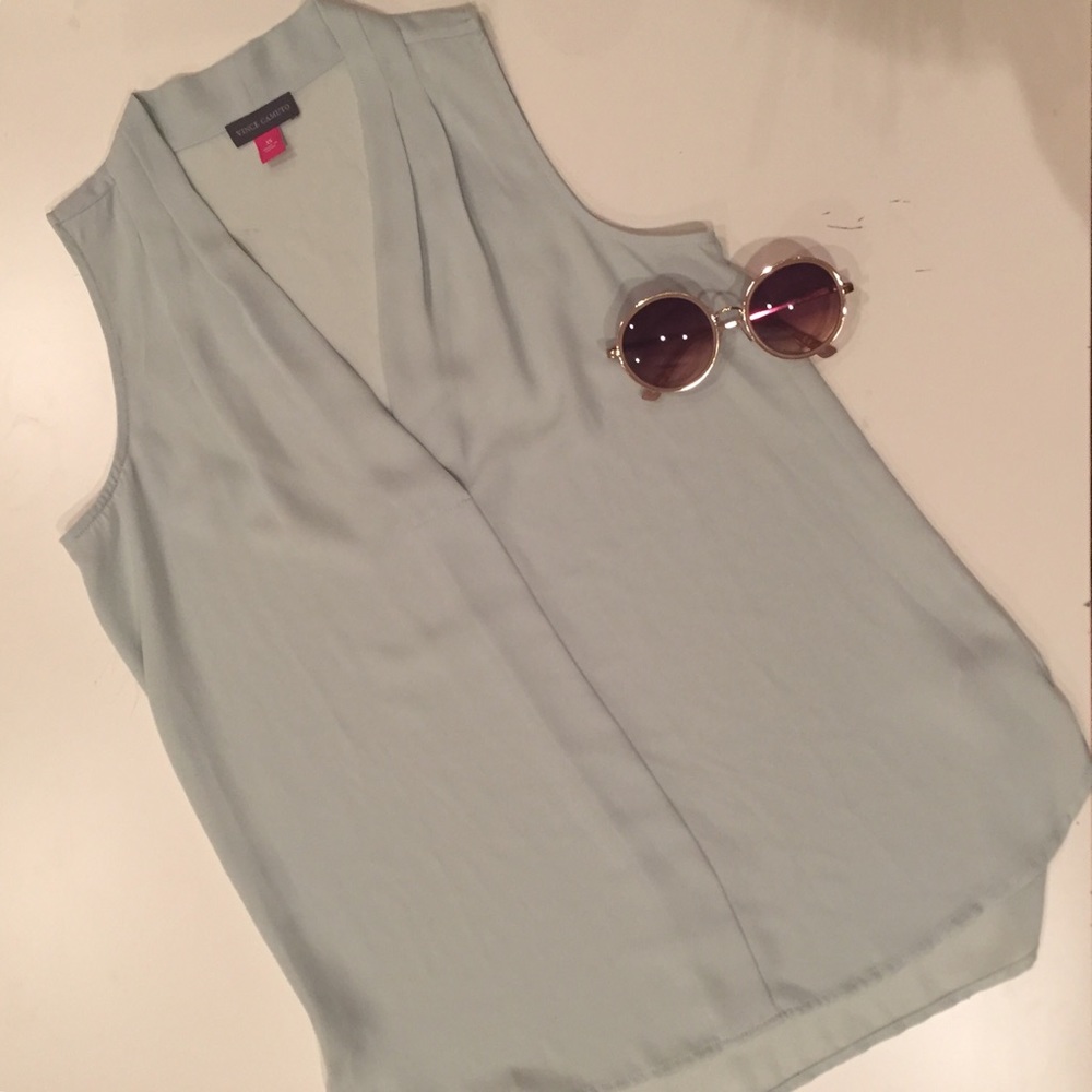 ✨SOLD✨ Light sea foam sheer blouse