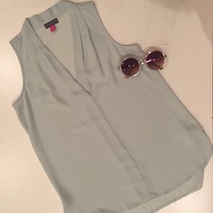 ✨SOLD✨ Light sea foam sheer blouse